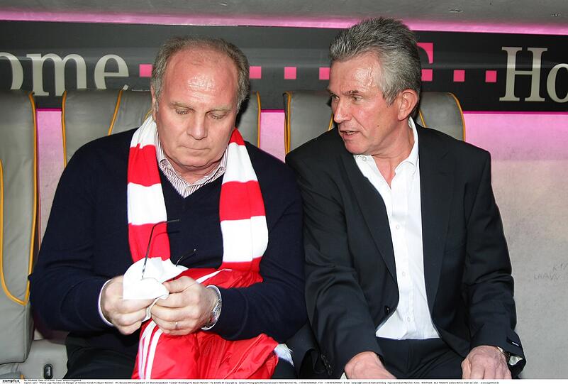 Die beiden verstehen sich: Uli Hoeneß und Jupp Heynckes.