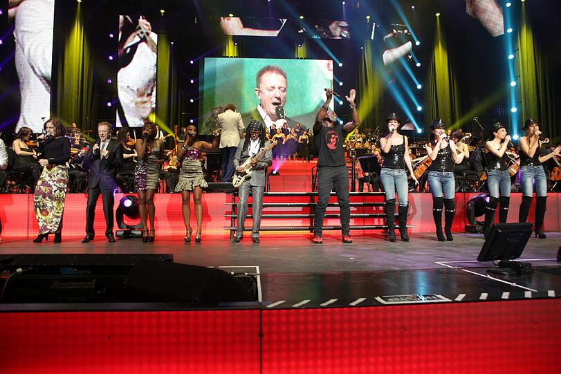 Das stimmungsvolle Finale der "Night of the Proms".