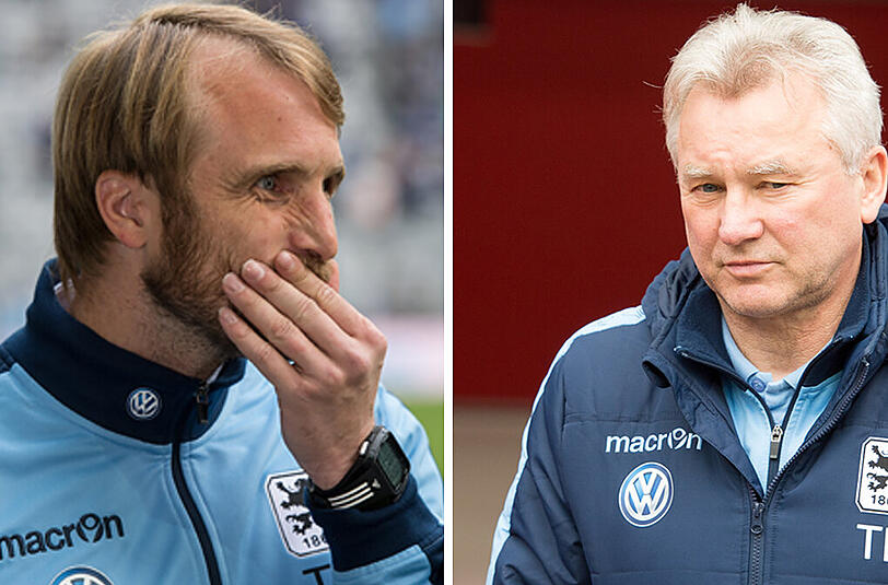Der neue und der alte: Daniel Bierofka (l.) und Benno Möhlmann