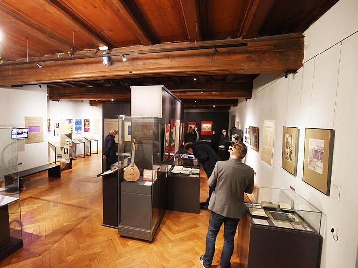 Blick in die Ausstellung.