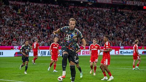 Die Bayern um Harry Kane sorgten f&uuml;r ein Sch&uuml;tzenfest gegen Union Berlin.