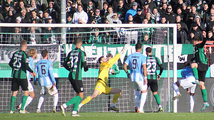 Der TSV 1860 trennt sich von Preußen Münster mit 1:1.