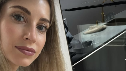 Cathy Hummels' Ofen-Türe ist zu Bruch gegangen. Ihr Onkel war ihr Retter in der Not. Cathy Hummels' Ofen-Türe ist zu Bruch gegangen. Ihr Onkel war ihr Retter in der Not.