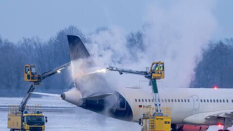Auch am Flughafen in M&uuml;nchen fielen einige Fl&uuml;ge aufgrund des Wetters aus.