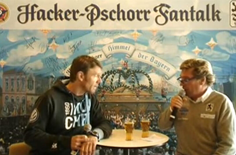 Markus von Ahlen im Hacker Pschorr Fantalk