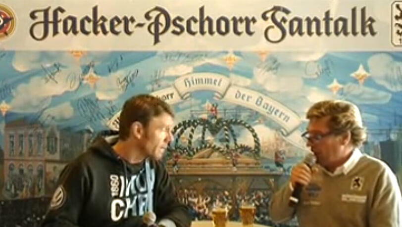 Markus von Ahlen im Hacker Pschorr Fantalk Markus von Ahlen im Hacker Pschorr Fantalk