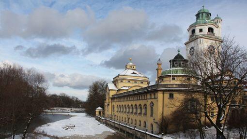 Das Müller&rsquo;sche Volksbad an der Isar.	Foto: Sigi Müller