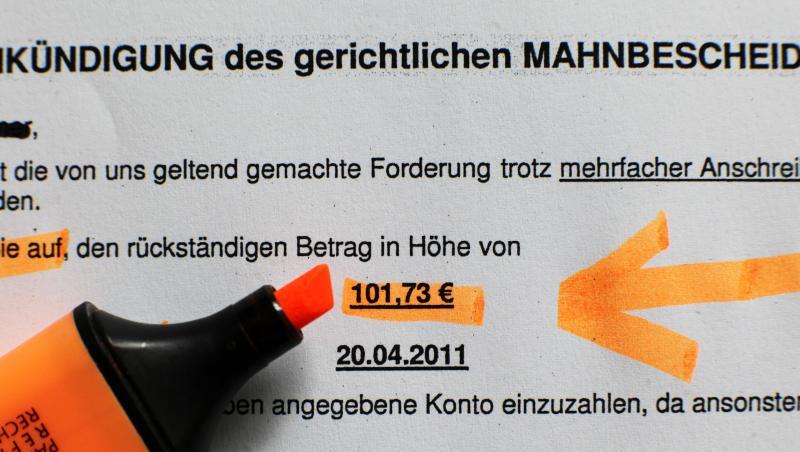 Forderungen eines Inkassounternehmens. Forderungen eines Inkassounternehmens.