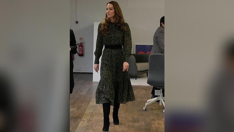 Herzogin Kate setzt auf Animal-Print.