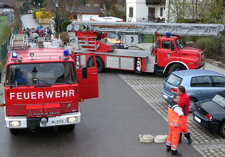 Schüler waren zum Glück keine im Gebäude.