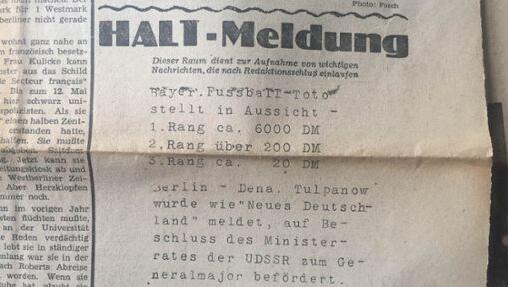 Die sogenannte "HALT-Meldung" – für die allerletzten Nachrichten. Die sogenannte "HALT-Meldung" – für die allerletzten Nachrichten.