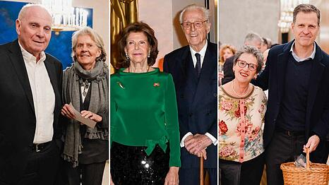 Zum Adventskonzert von BMW wurde K&ouml;nigin Silvia von Schweden als &Uuml;berraschungsgast begr&uuml;&szlig;t.