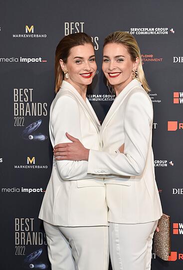 Auch die "Meise Twins" Nina  und Julia sind bei den "Best Brands Awards" dabei.