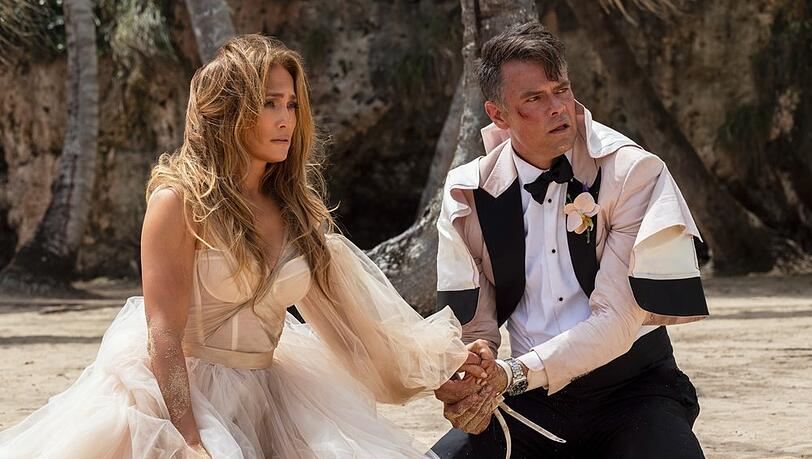 Darcy (Jennifer Lopez) und Toms (Josh Duhamel) Hochzeit in "Shotgun Wedding" verläuft nicht nach Plan.