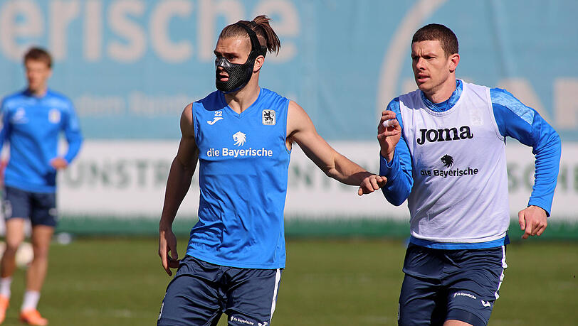 Stand schon beim kommenden L&ouml;wen-Gegner, Wehen Wiesbaden, unter Vertrag: Max Reinthaler.