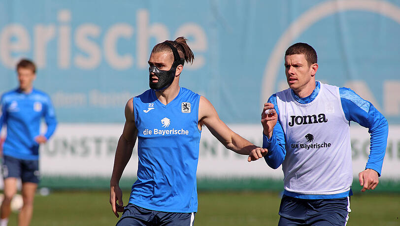 Stand schon beim kommenden L&ouml;wen-Gegner, Wehen Wiesbaden, unter Vertrag: Max Reinthaler.