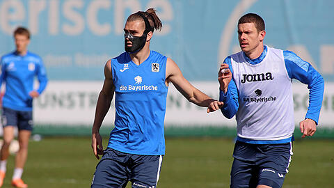 Stand schon beim kommenden L&ouml;wen-Gegner, Wehen Wiesbaden, unter Vertrag: Max Reinthaler.
