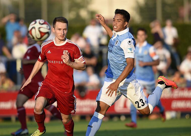 Die Löwen gewinnen gegen den SV Heimstetten mit 3:0 - Die Bilder vom Spiel.