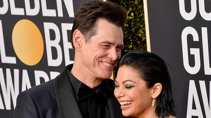 Jim Carrey und Ginger Gonzaga im Januar in Los Angeles