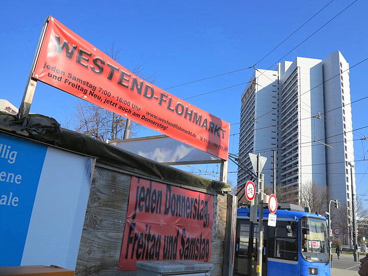 So war der Flohmarkt am Donnerstag im Westend. Die Fotos von Djordje Matkovic.