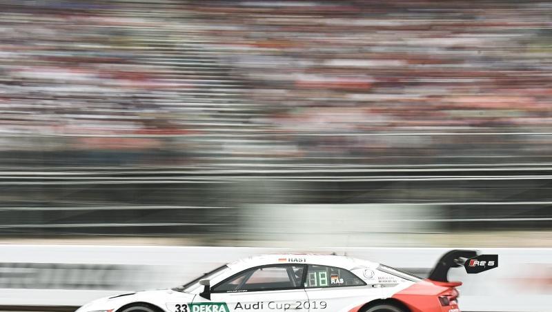 René Rast siegte beim DTM-Rennen in Brands Hatch. René Rast siegte beim DTM-Rennen in Brands Hatch.
