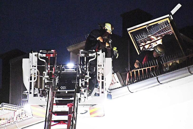 Die Feuerwehr war stundenlang im Einsatz.