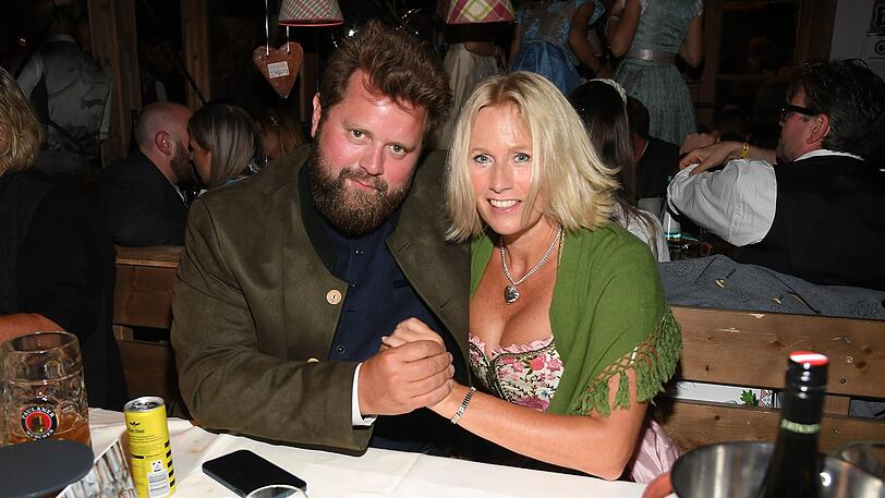 Antoine Monot, Jr. mit Frau Stefanie Sick
