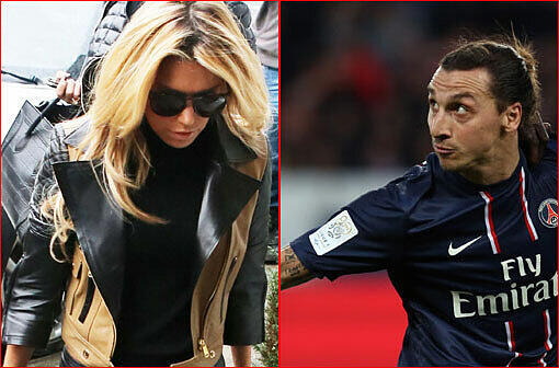 Läuft da was? - Sylvie van der Vaart und Zlatan Ibrahimovic.