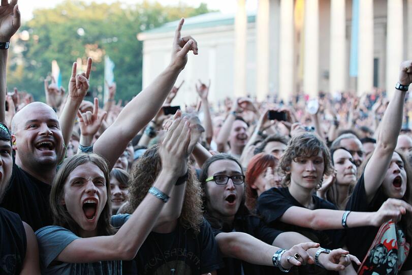Die Bilder vom Black Sabbath-Konzert auf dem Königsplatz!