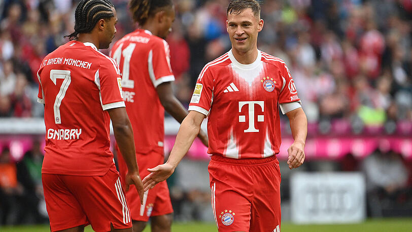 Im Mittelfeld des FC Bayern gesetzt: Joshua Kimmich (re.) Im Mittelfeld des FC Bayern gesetzt: Joshua Kimmich (re.)