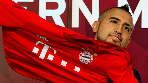 Auf Anhieb im Bayern-Kader: Arturo Vidal