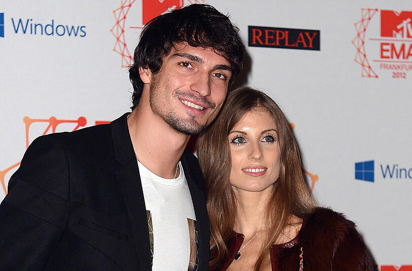 Mats Hummels und seine Freundin Cathy Fischer.