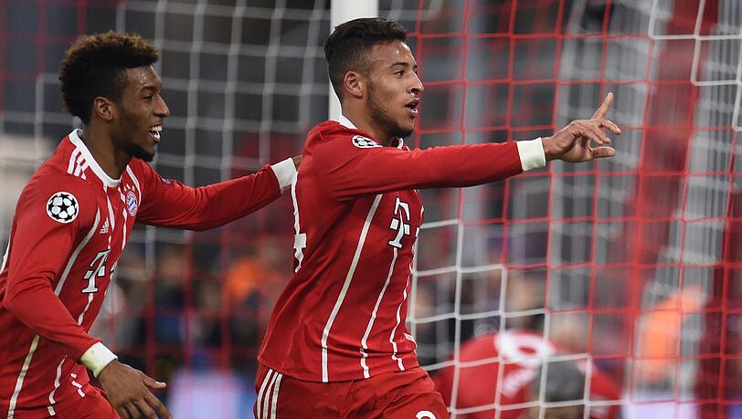 Das jüngste bayrisch-französische Erfolgserlebnis: Kingsley Coman und Corentin Tolisso bejubeln ihren in Co-Produktion entstandenen Treffer zum 3:1-Sieg gegen Paris. Das jüngste bayrisch-französische Erfolgserlebnis: Kingsley Coman und Corentin Tolisso bejubeln ihren in Co-Produktion entstandenen Treffer zum 3:1-Sieg gegen Paris.