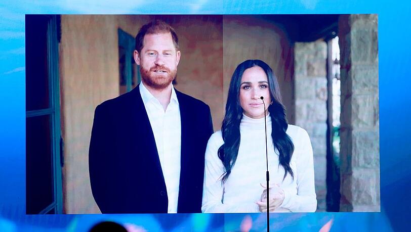 Prinz Harry und Herzogin Meghan meldeten sich bei den NAACP Image Awards per Videobotschaft zu Wort.