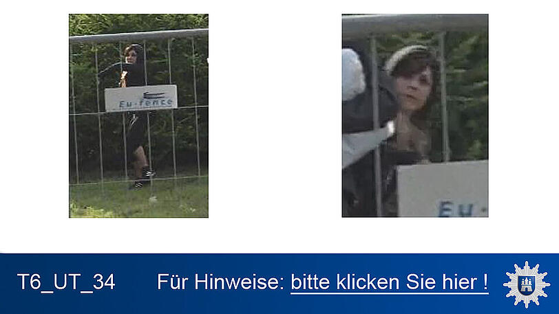 Nach diesen Personen wird öffentlich gefahndet. Die Polizei in Hamburg wird erreicht unter 040/4286-76543.