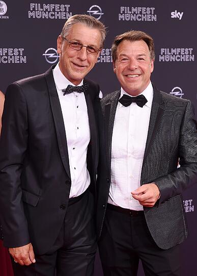 Patrick Lindner und sein Partner Peter Schäfer