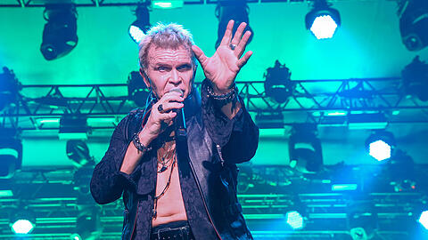 Billy Idol bei seinem Tollwood-Auftritt.