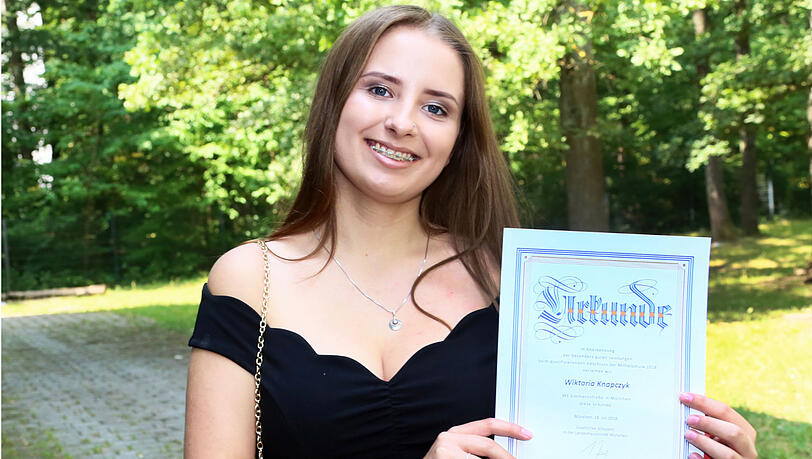 Weiter geht's: Wiktoria Knapczyk will nach dem erfolgreichen Quali die Mittlere Reife machen. Weiter geht's: Wiktoria Knapczyk will nach dem erfolgreichen Quali die Mittlere Reife machen.