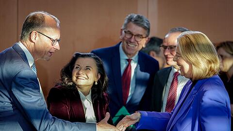 Auf Vorschlag von Sozialministerin Bas (r.) wurde eine Rentenkommission eingesetzt.