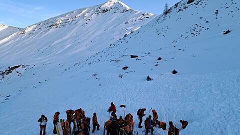Rettungskr&auml;fte waren am Finsterkopf im Einsatz.