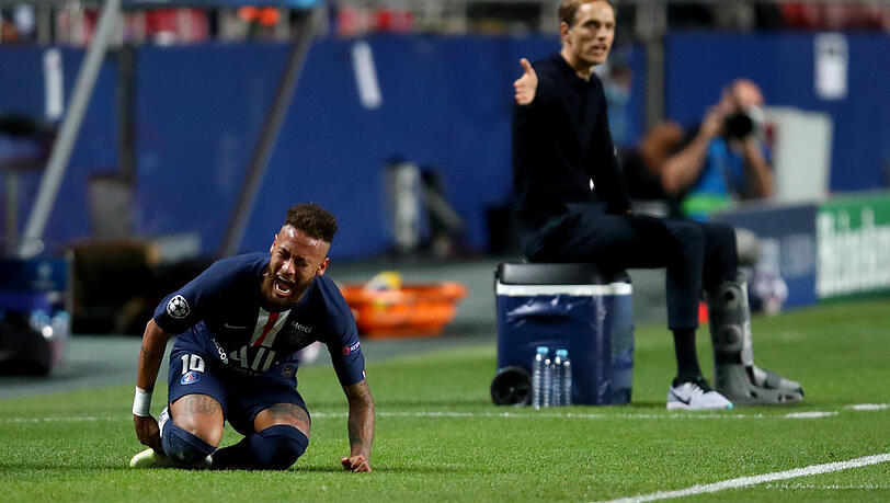 Im Endspiel knapp geschlagen: Paris-Star Neymar (l.) und der damalige Trainer Thomas Tuchel, der inzwischen bei Chelsea arbeitet. Im Endspiel knapp geschlagen: Paris-Star Neymar (l.) und der damalige Trainer Thomas Tuchel, der inzwischen bei Chelsea arbeitet.