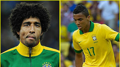 Sind wieder für Brasiliens National-Team im Einsatz: Dante und Liuz Gustavo.