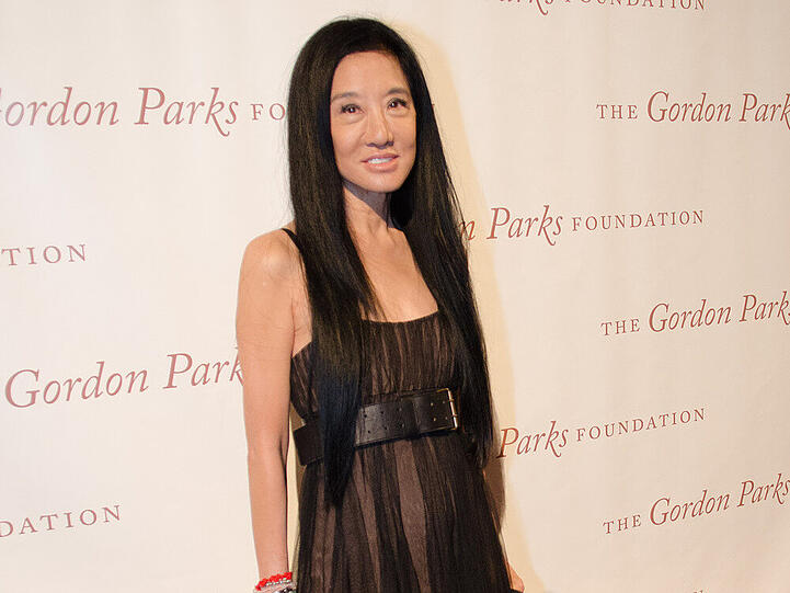 Vera Wang designte u.a. das Hochzeitskleid für Sharon Stone, Heidi Klum und Victoria Beckham