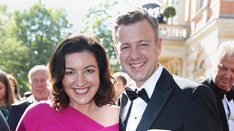 Dorothee und Oliver Bär bei den Bayreuther Festspielen 2019.