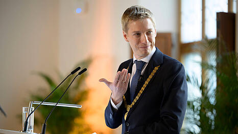Festliche Er&ouml;ffnungssitzung des Stadtrats der Landeshauptstadt M&uuml;nchen - Amtperiode 2026 bis 2032 im Festsaal des alten Rathauses.