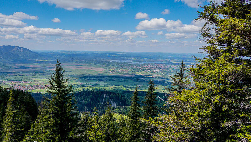 Der Blick ins Blaue Land. Der Blick ins Blaue Land.