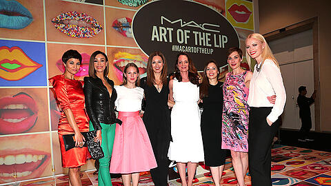 Sexy Lippen bei der "The Art of the Lip"-Party im Haus der Kunst in München - Die Bilder.