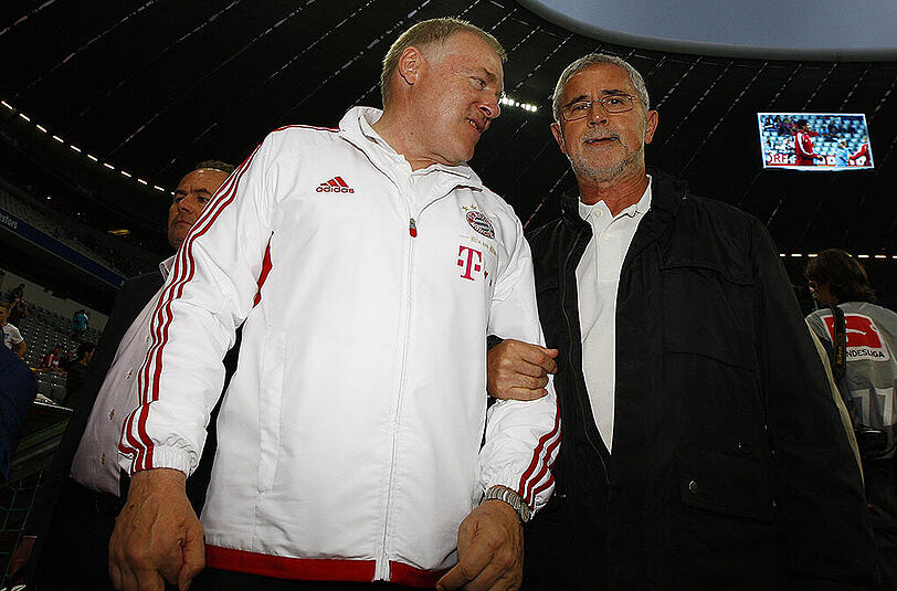 Langjährige Freude: Hermann Gerland (l.) und Müller.