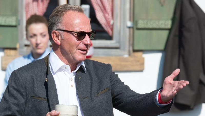 Karl-Heinz Rummenigge auf der Wiesn. Foto: Lukas Barth/Archivbild Karl-Heinz Rummenigge auf der Wiesn. Foto: Lukas Barth/Archivbild