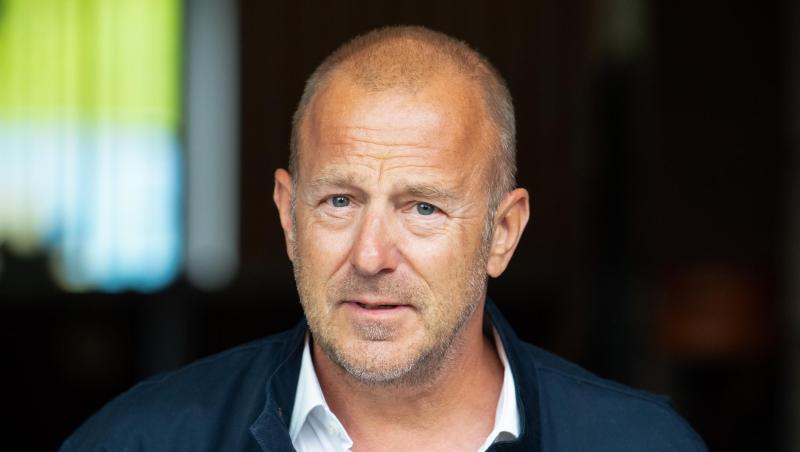 Heino Ferch, Schauspieler, steht bei einer Presseveranstaltung.